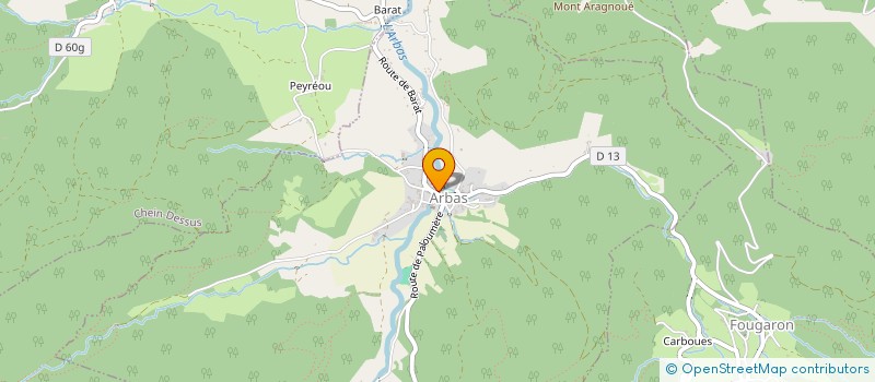 localisation de l'entreprise SUD OUEST PYRENEES BOIS à CHEIN-DESSUS