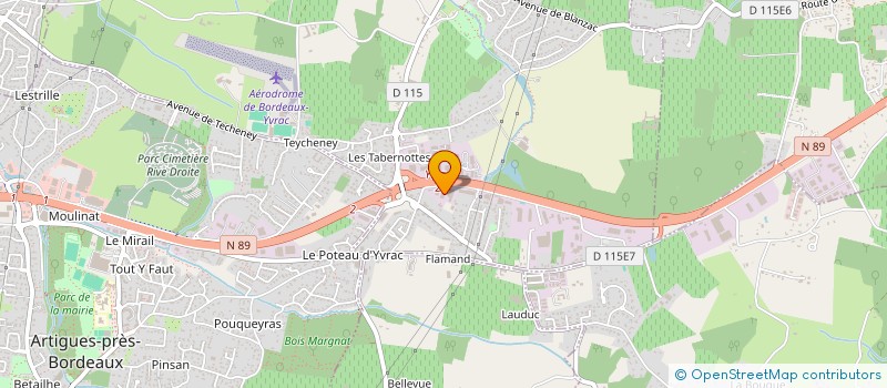 localisation de l'entreprise SUD OUEST RADIATEURS à YVRAC
