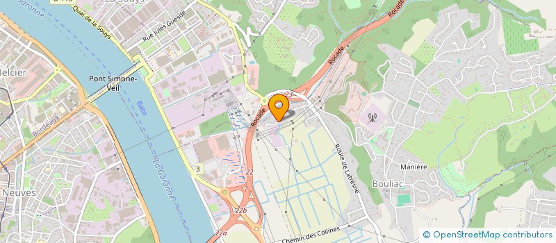 localisation de l'entreprise SUD OUEST RENOV'BATI  BOULIAC