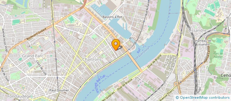 localisation de l'entreprise SUD OUEST RENOVATION à BORDEAUX