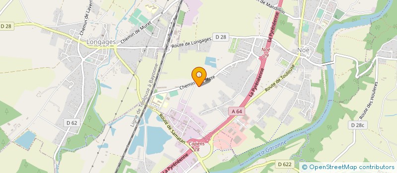 localisation de l'entreprise SUD OUEST RESEAUX à NOE