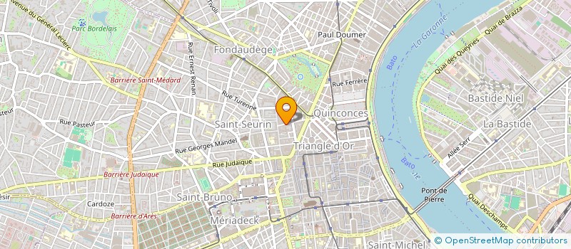 localisation de l'entreprise SUD-OUEST RESIDENCES  BORDEAUX