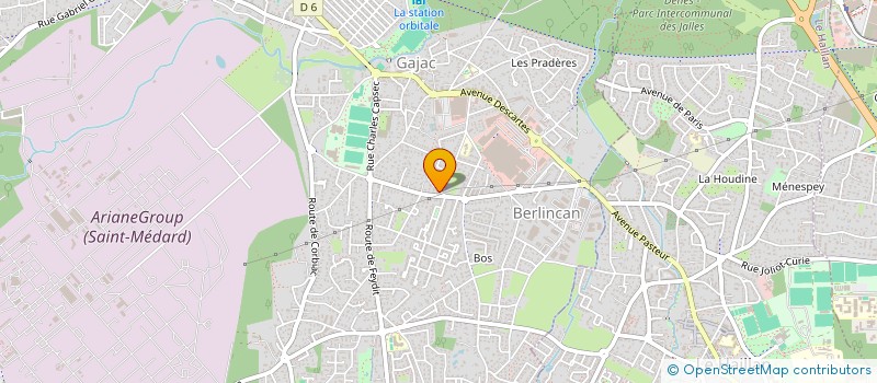 localisation de l'entreprise SUD OUEST RESTRUCTURATION à SAINT-MEDARD-EN-JALLES