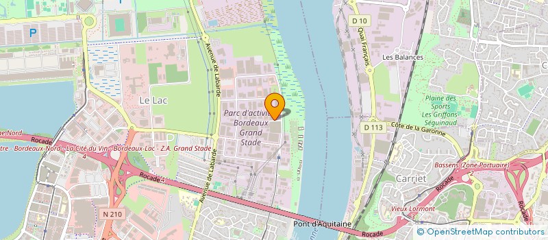 localisation de l'entreprise SUD-OUEST SAISIE à BORDEAUX