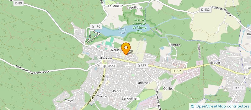 localisation de l'entreprise SUD OUEST SECOURISME  SEIGNOSSE