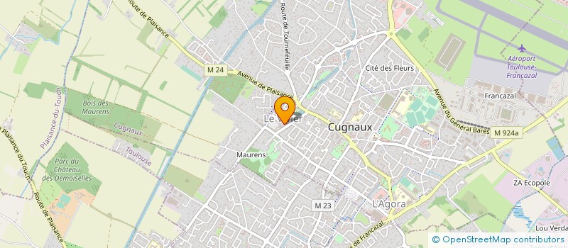 localisation de l'entreprise SUD OUEST SECURITE à CUGNAUX