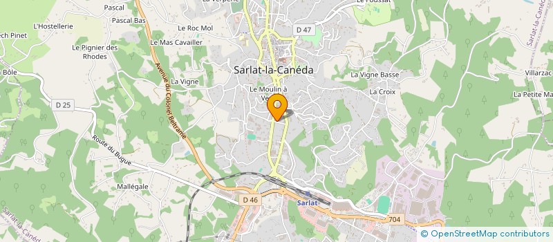 localisation de l'entreprise SUD-OUEST SECURITE.COM  SARLAT-LA-CANEDA