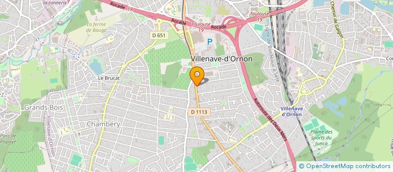 localisation de l'entreprise SUD-OUEST SECURITE SYSTEMES à VILLENAVE-D'ORNON