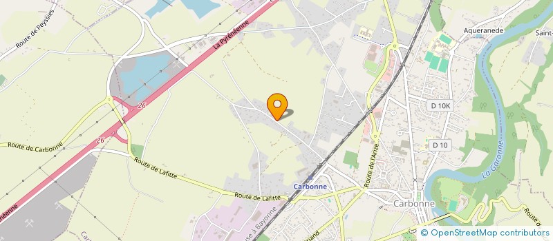 localisation de l'entreprise SUD OUEST SERVICE TP à CARBONNE