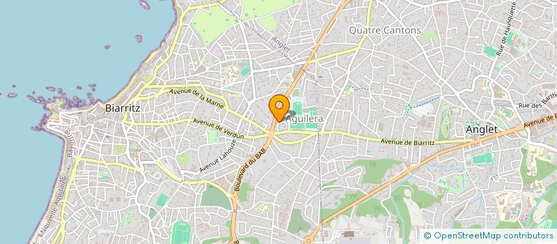 localisation de l'entreprise SUD OUEST SPORT SANTE à BIARRITZ