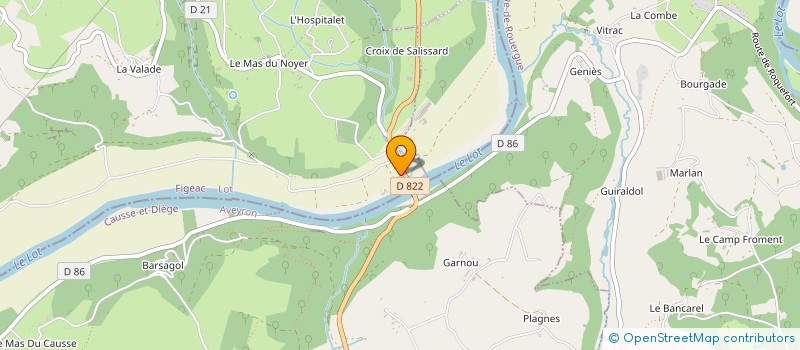localisation de l'entreprise SUD OUEST SYSTEME à CAPDENAC