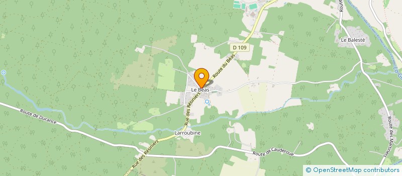 localisation de l'entreprise SUD OUEST TOPOGRAPHIE LASER  BARBASTE