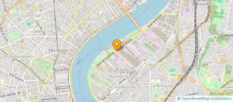 localisation de l'entreprise SUD OUEST TP LOCATION à BORDEAUX
