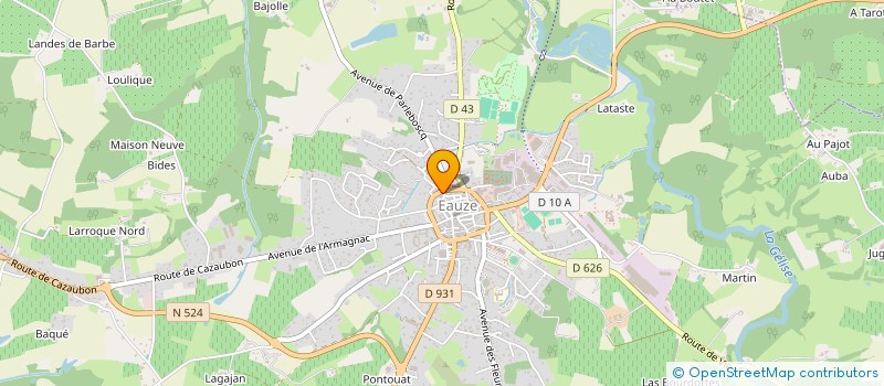 localisation de l'entreprise SUD OUEST TRADITION à EAUZE