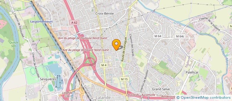 localisation de l'entreprise SUD OUEST TRAVAUX BATIMENT  TOULOUSE