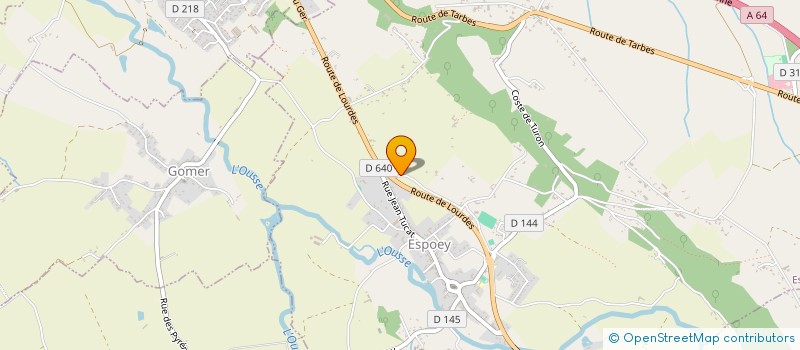 localisation de l'entreprise SUD OUEST TRAVAUX RENOV  ESPOEY