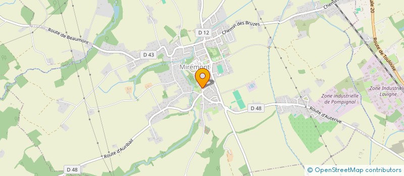 localisation de l'entreprise SUD-OUEST VISA & SERVICES  MIREMONT