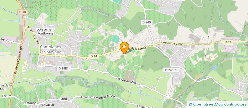 localisation de l'entreprise SUD OUVRAGE  CAMBLANES-ET-MEYNAC