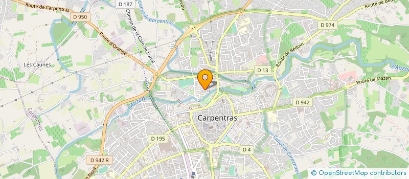 localisation de l'entreprise SUD PASSION à CARPENTRAS