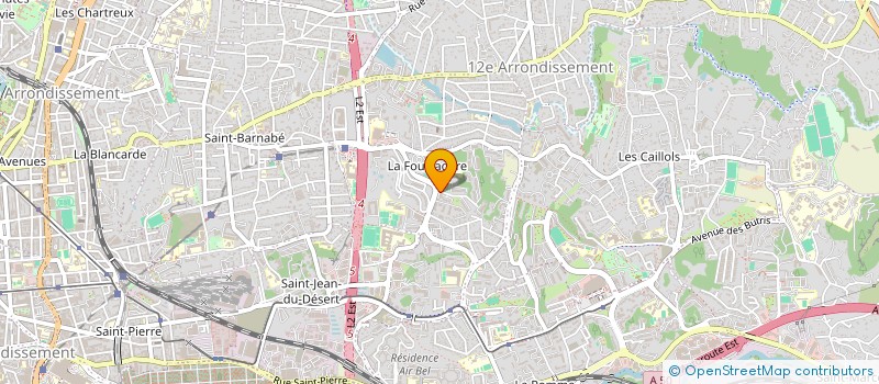 localisation de l'entreprise SUD PERI SOFT à MARSEILLE
