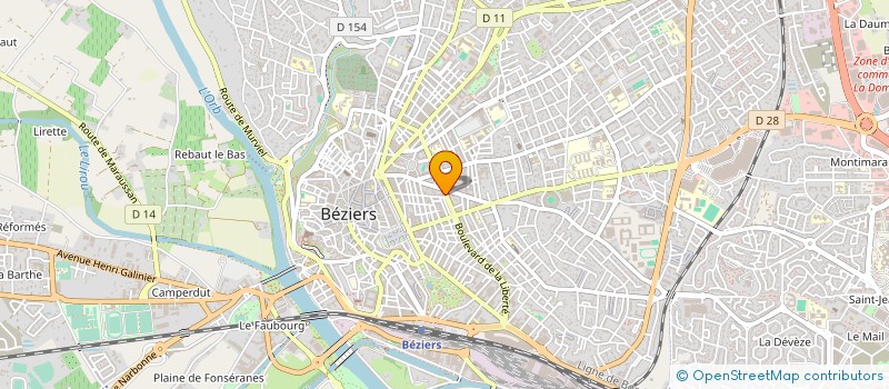 localisation de l'entreprise SUD PERMIS à BEZIERS