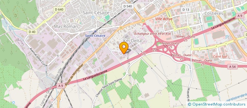 localisation de l'entreprise SUD PESAGE SERVICE  NIMES