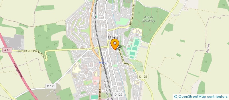 localisation de l'entreprise SUD-PICARDIE THEATRE  MERU