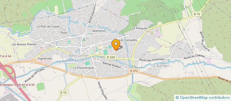 localisation de l'entreprise SUD PIEDS LOURDS à PELISSANNE