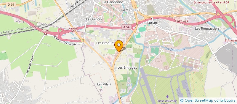 localisation de l'entreprise SUD PISCINES  SALON-DE-PROVENCE