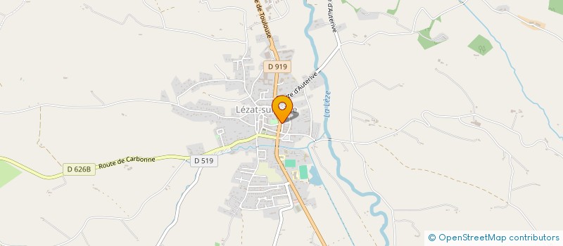 localisation de l'entreprise SUD PLAC 31 à LEZAT-SUR-LEZE