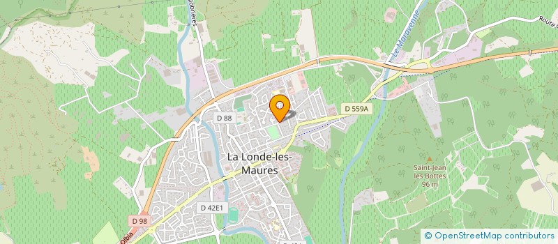 localisation de l'entreprise SUD PLACO  LA LONDE-LES-MAURES