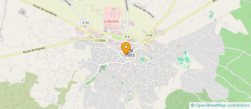 localisation de l'entreprise SUD PLACOBAT à TRETS