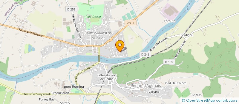 localisation de l'entreprise SUD PLAST  DAUSSE