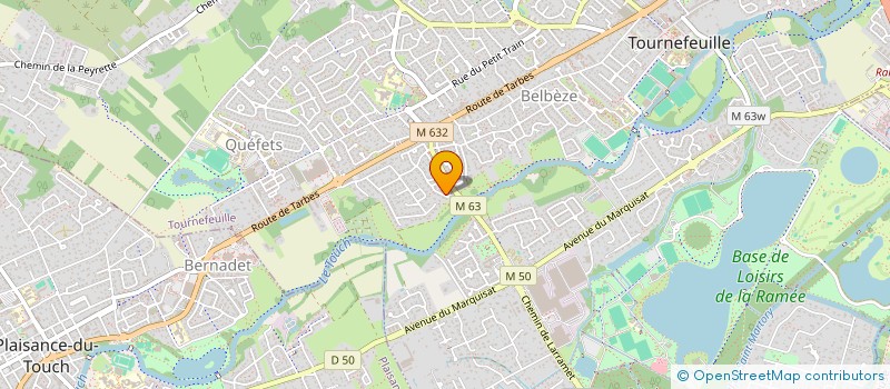 localisation de l'entreprise SUD PLOMBERIE CHAUFFAGE  TOURNEFEUILLE