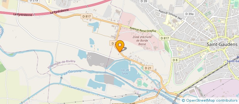 localisation de l'entreprise SUD PRECONTRAINTE à SAINT-GAUDENS