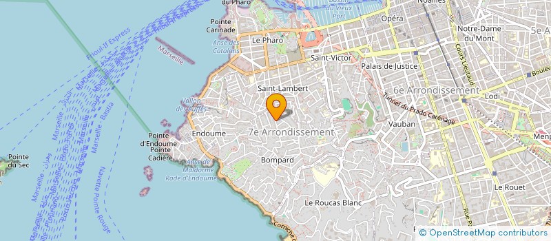 localisation de l'entreprise SUD PREMIUM VTC  MARSEILLE