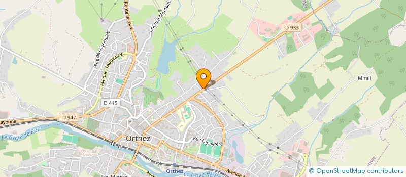 localisation de l'entreprise SUD PRESENTOIRS à ORTHEZ