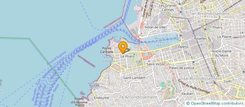 localisation de l'entreprise SUD PRESSING à MARSEILLE
