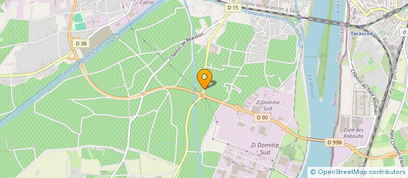 localisation de l'entreprise SUD PRESTATIONS SERVICES à BEAUCAIRE