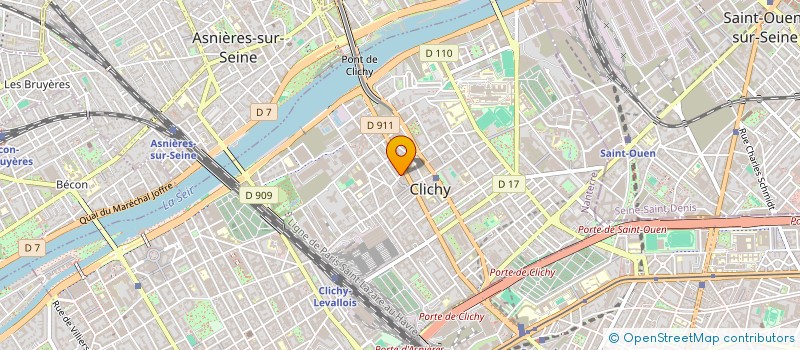 localisation de l'entreprise SUD-PRIME à CLICHY