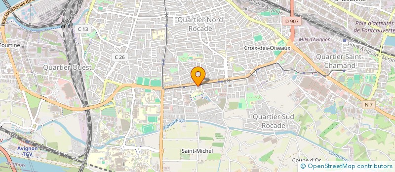localisation de l'entreprise SUD PRIMEURS à AVIGNON