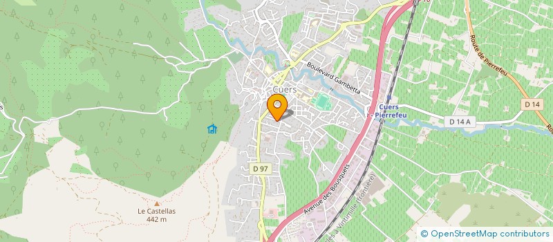 localisation de l'entreprise SUD PROJET à CUERS