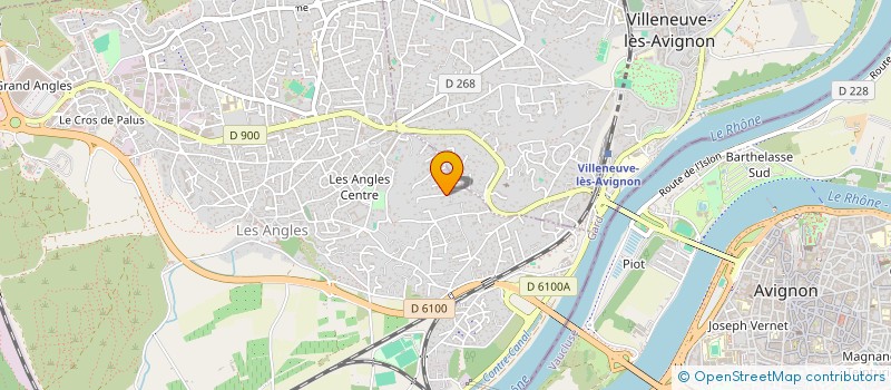 localisation de l'entreprise SUD PROMOTION à LES ANGLES