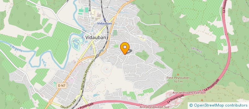 localisation de l'entreprise SUD PROPERTY  FREJUS