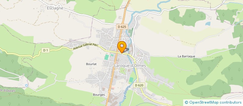 localisation de l'entreprise SUD PROTEC à LAROQUE-D'OLMES