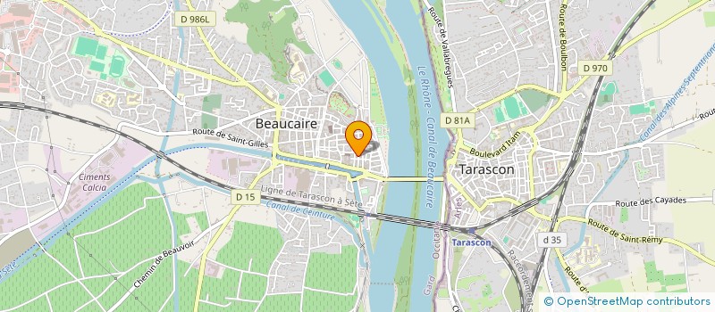 localisation de l'entreprise SUD PROTECTION à BEAUCAIRE
