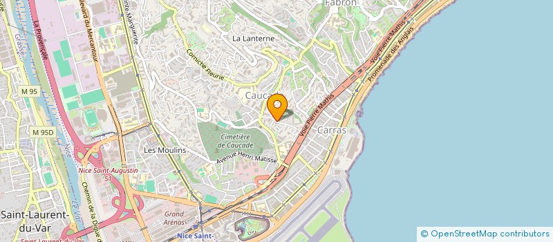 localisation de l'entreprise SUD PROTECTION à NICE