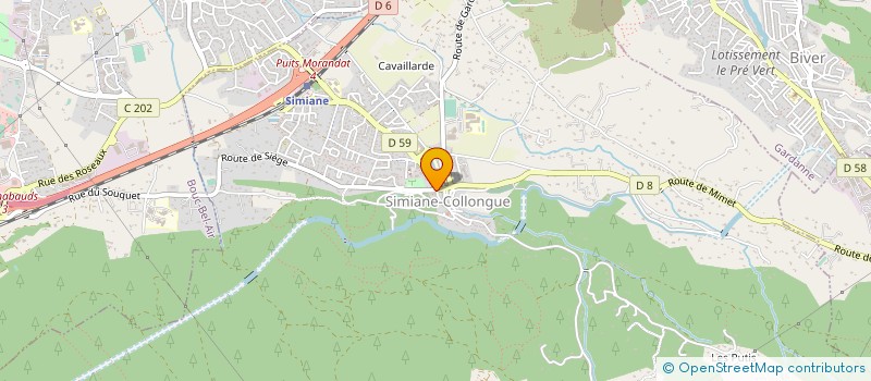 localisation de l'entreprise SUD PROVENCE CONSTRUCTION  SIMIANE-COLLONGUE