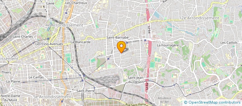 localisation de l'entreprise SUD PROVENCE SERVICES à MARSEILLE
