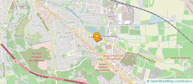 localisation de l'entreprise SUD PROVERT à ORANGE
